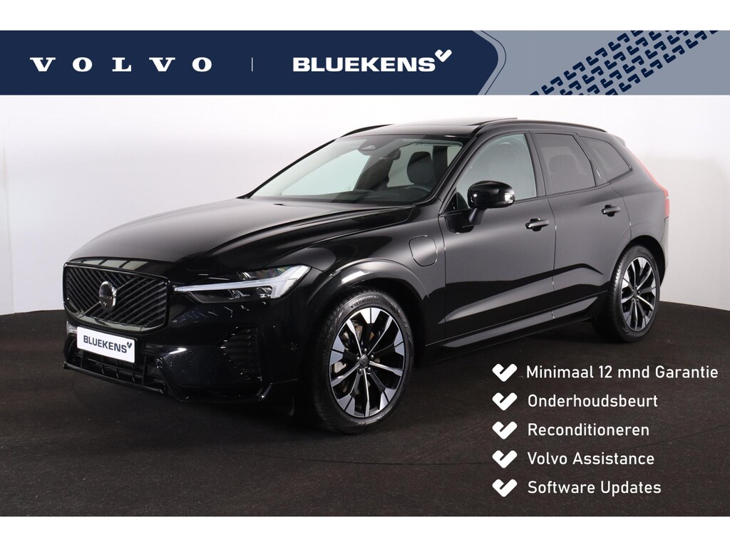 Volvo XC60 T6 Recharge AWD Ultra Dark - Luchtvering - Panorama/schuifdak - IntelliSafe Assist & Surround - 360º Camera - Harman/Kardon audio - Adaptieve LED koplampen - Verwarmde voorstoelen, stuur & achterbank - Parkeersensoren voor & achter - Elektr. bedienb. voorstoelen met geheugen - Head up display - Draadloze tel. lader - Extra getint glas - Inklapbare trekhaak - 20' LMV