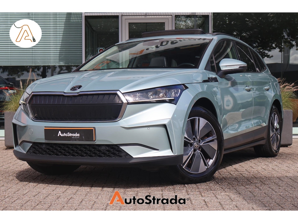 Skoda Enyaq Iv 60 Elektromotor 180pk SoH 91% | Virtual | Pano | Camera | Cruise | Climate | LED | Dodehoek | Navigatie |