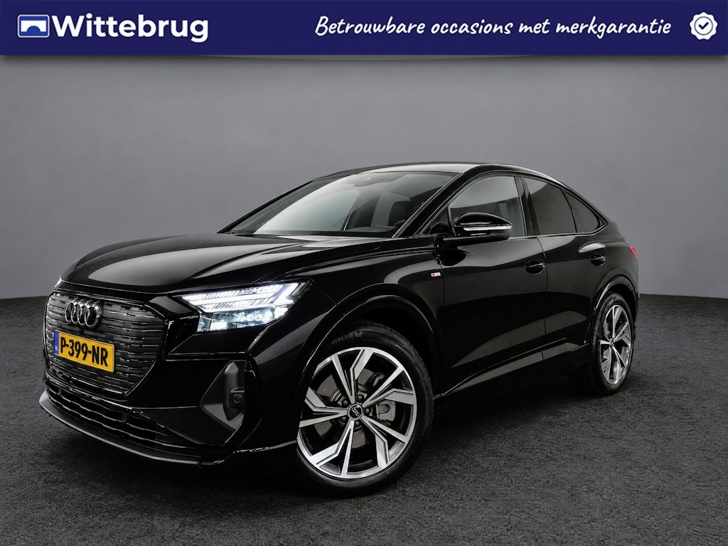 Audi Q4 Sportback e-tron 40 S edition 77 kWh / SOH91% / Navigatie / App connect / Camera / Leder / Lichtermaal 20 inch /