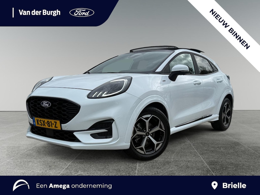 Ford Puma ST-Line 1.0 ECOboost Hybrid 125pk PowerShift | automaat | afneembare trekhaak | panoramadak | Full Options