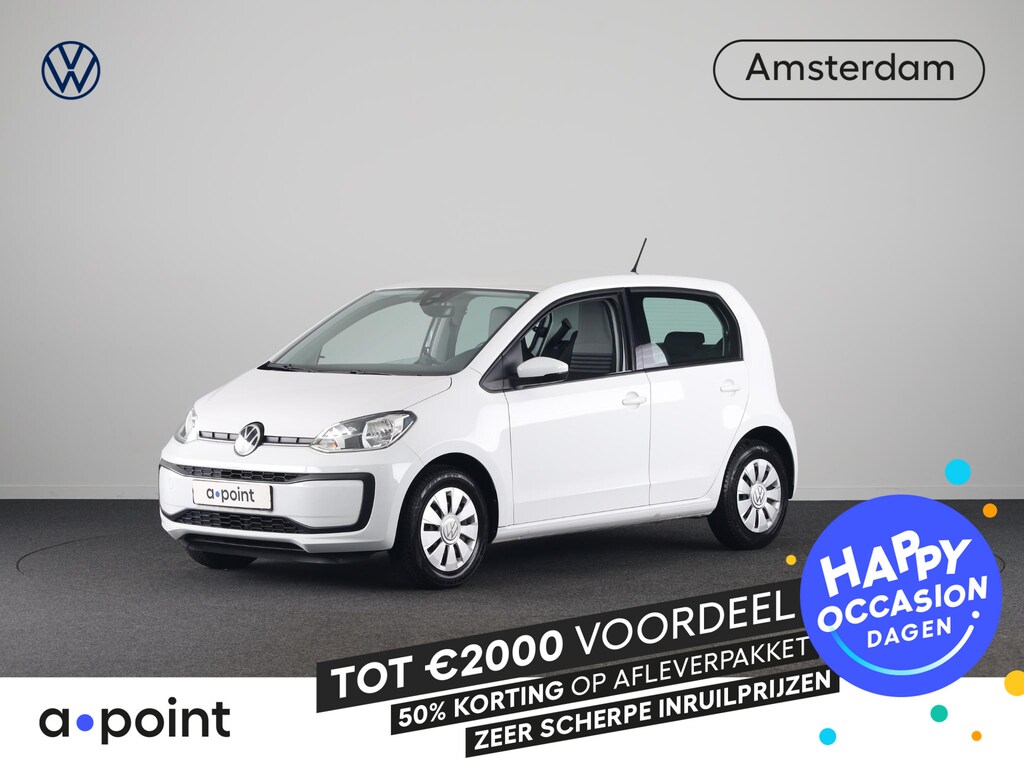Volkswagen Up! 1.0 65 pk | Navigatie via App | Parkeersensoren achter | Cruise control | Achteruitrijcamera | Airco |