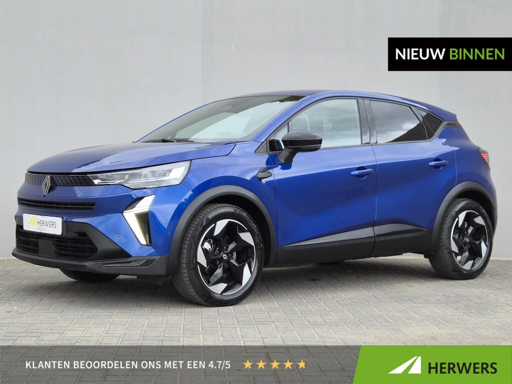 Renault Captur 1.8 E-Tech full hybrid 160 techno / Fabrieksgarantie tot 02-2029 / Pack Winter / Stuur- en stoelverwarming / Navigatie groot scherm / Camera / Climate Control / 18" LM wielen /