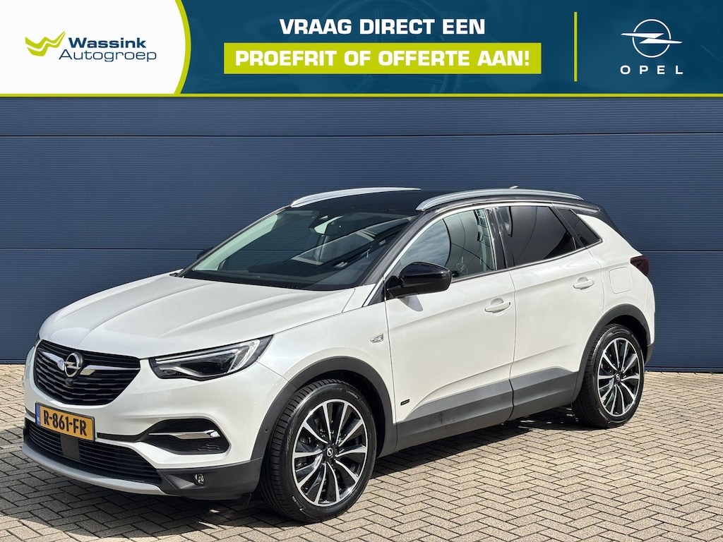 Opel Grandland X 1.6 Turbo Hybrid4 Business Executive 300pk | Trekhaak | Navigatie | Parkeercamera | Leder | Stoel-verwarming en ventilatie | Full option |