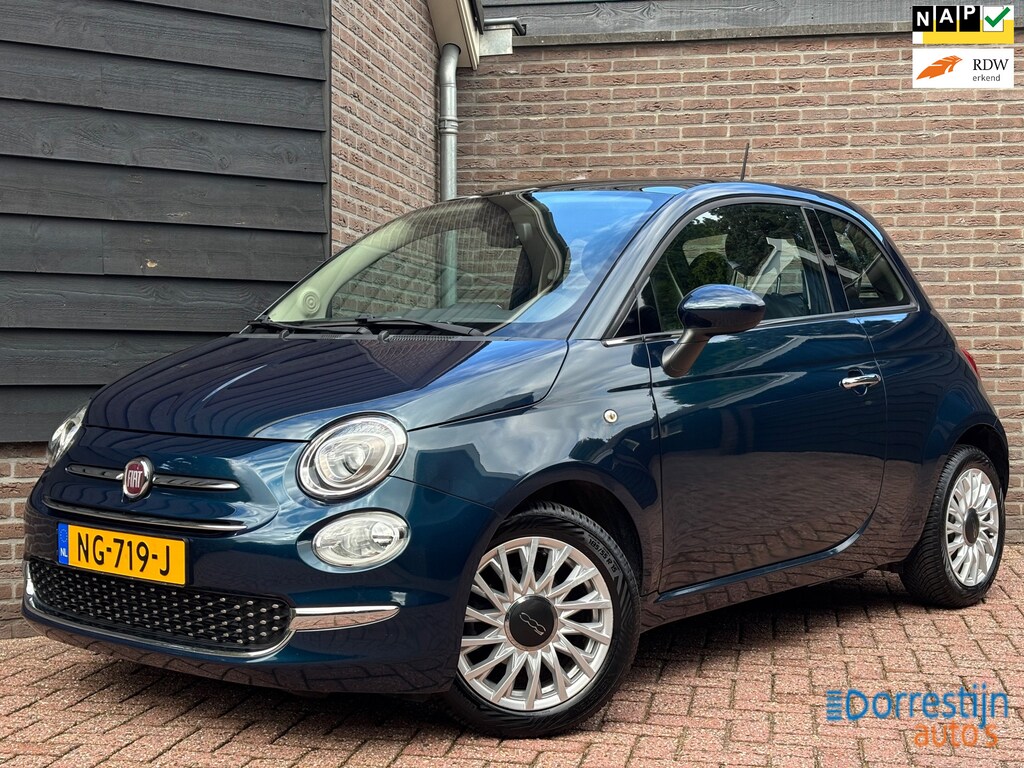 Fiat 500 0.9 TwinAir Turbo Lounge | Pano | Leder | Groot navi | PDC | NAP
