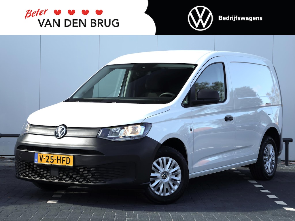 Volkswagen Caddy Cargo Comfort 2.0 TDI 102 pk | UNIEK!!! 8997 km! | Airco | Cruise control | Navigatie via App connect | Comfort stoel met Armleuning | DAB | PDC | Betimmering |