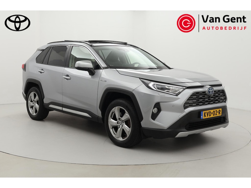 Toyota RAV4 2.5 Hybrid AWD Executive | Panoramadak | Trekhaak | Leder | Dodehoek detectie | Stoelverwarming/-ventilatie | JBL | 360 camera | Navigatie | Apple Carplay / Android Auto | Digitale binnenspiegel | 18 inch