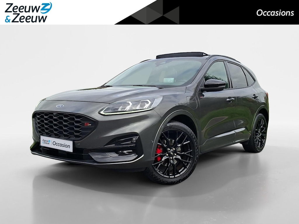 Ford Kuga 2.5 PHEV ST-Line X Black Pack | NL-Auto | 1e Eigenaar | Dealer onderhouden | Panoramadak | Winterpack | Black Pack | AGR | 20" Lichtmetaal | Adaptive Cruisecontrol | Dodehoekdetectie | B&O Audio | El. Achterklep | El. Trekhaak