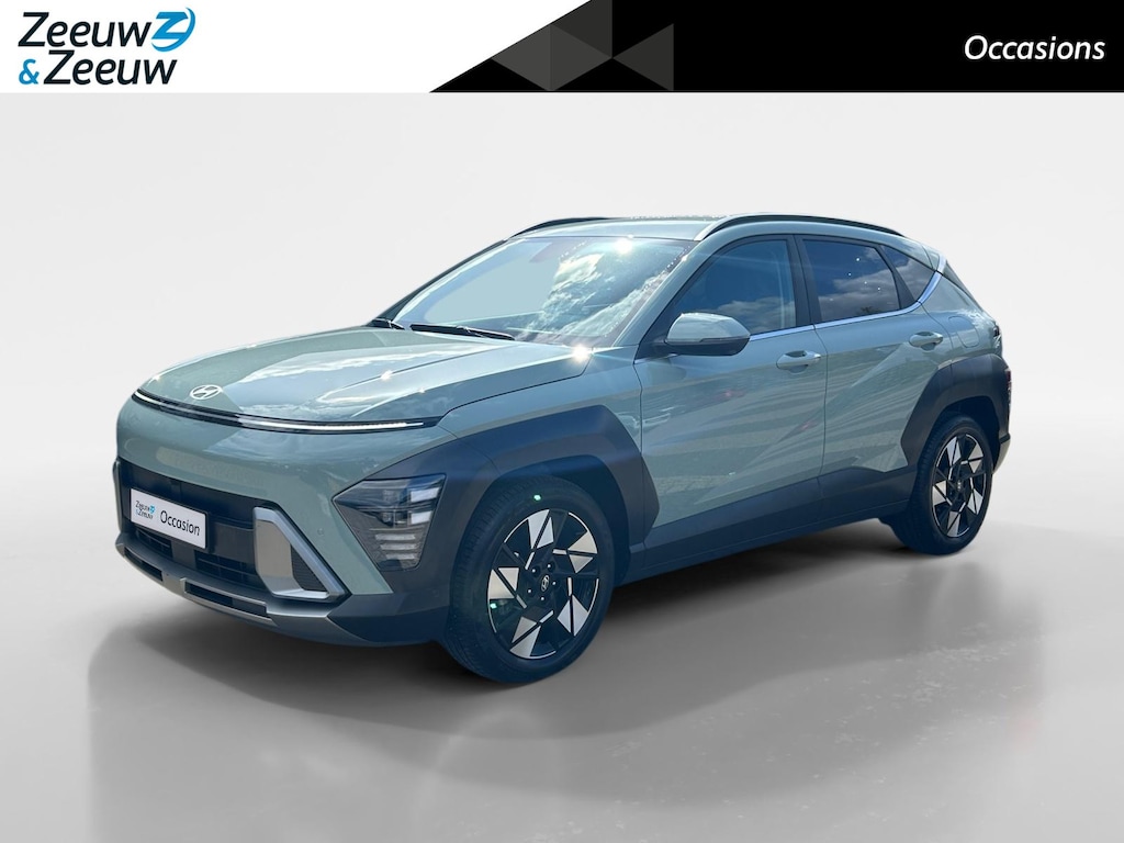 Hyundai Kona 1.6 GDI HEV Premium | Elek. stoelverstelling | Leder | Stoelverwarming en koeling