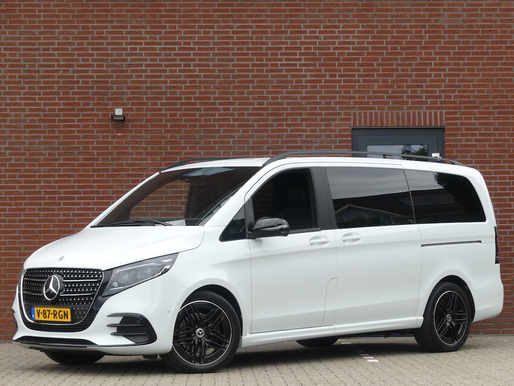 Mercedes-Benz V-klasse 220D Lang Dubbel Cabine LED/LEER/Trekhaak/Burmester