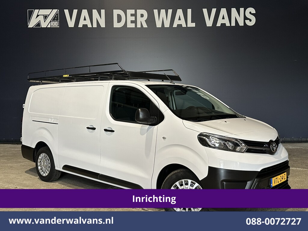 Toyota ProAce Worker 2.0 D-4D 145pk L3H1 Inrichting Euro6 Airco | Camera | Imperiaal | Apple Carplay | Cruisecontrol Android Auto, 2500kg Trekhaak, Bijrijdersbank