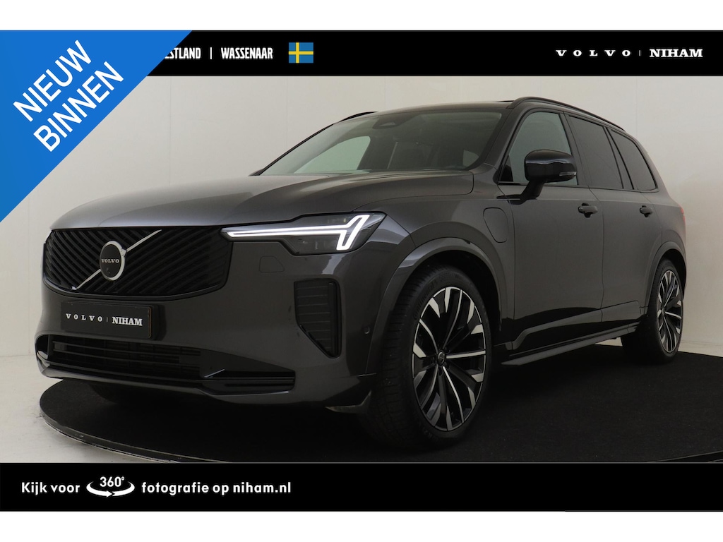 Volvo XC90 II T8 PLUG-IN HYBRID AWD ULTRA DARK -PANO.DAK|HARMAN/KARDON|LUCHTVERING|GEVENT.LEDER+MASSAGE|360°CAM|HEAD-UP DISP.|PRIVACY.GLAS|21"WINTERBANDEN|SoH:100%