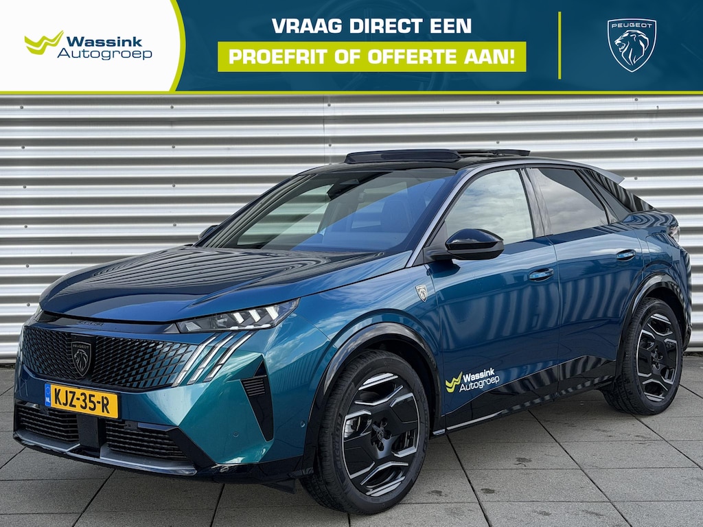 Peugeot E-3008 Launch Edition 325 Dual Motor 73 kWh | Adaptive Cruise Control | Schuif/Kanteldak | Focal Soundsystem | Camera | Navigatie | Stoel/Stuurverwarming