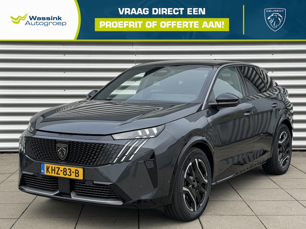 Peugeot E-3008 GT 73 kWh | Adaptive Cruise Control | Elektrische Stoelen met Geheugenfunctie | Camera | Navigatie | Focal Soundsystem | Stoel/Stuurverwarming | Warmtepomp