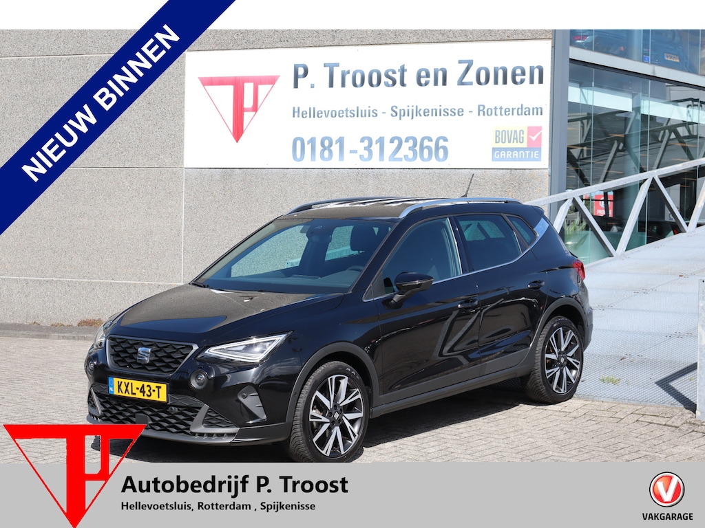 SEAT Arona 1.0 EcoTSI FR carplay/Stoelverwarming/Achteruitrijcamera/Navigatie/Digitale teller/Keyless/Climate control/Parkeersensoren