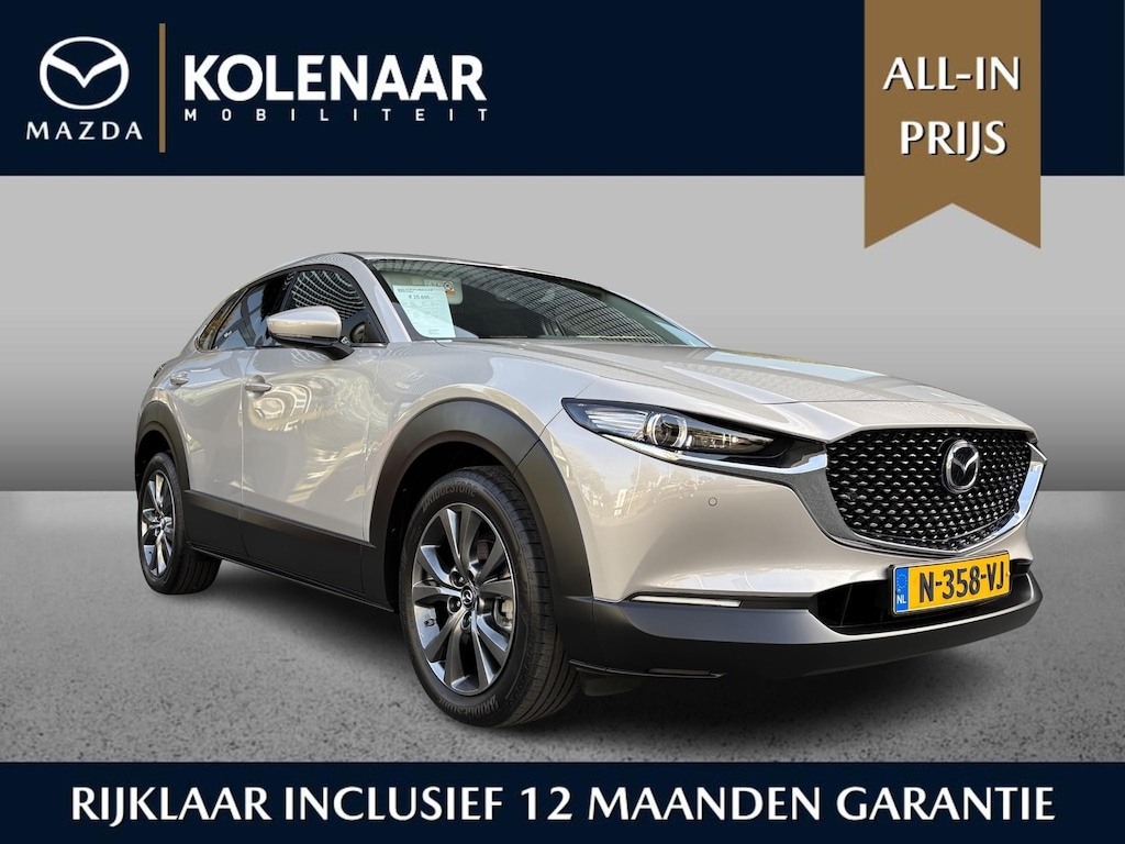 Mazda CX-30 2.0 e-SkyActiv-X M Hybrid Luxury 1e Eigenaar | Dealer onderhouden | Memory | Carplay | Leder | Keyless | HUD