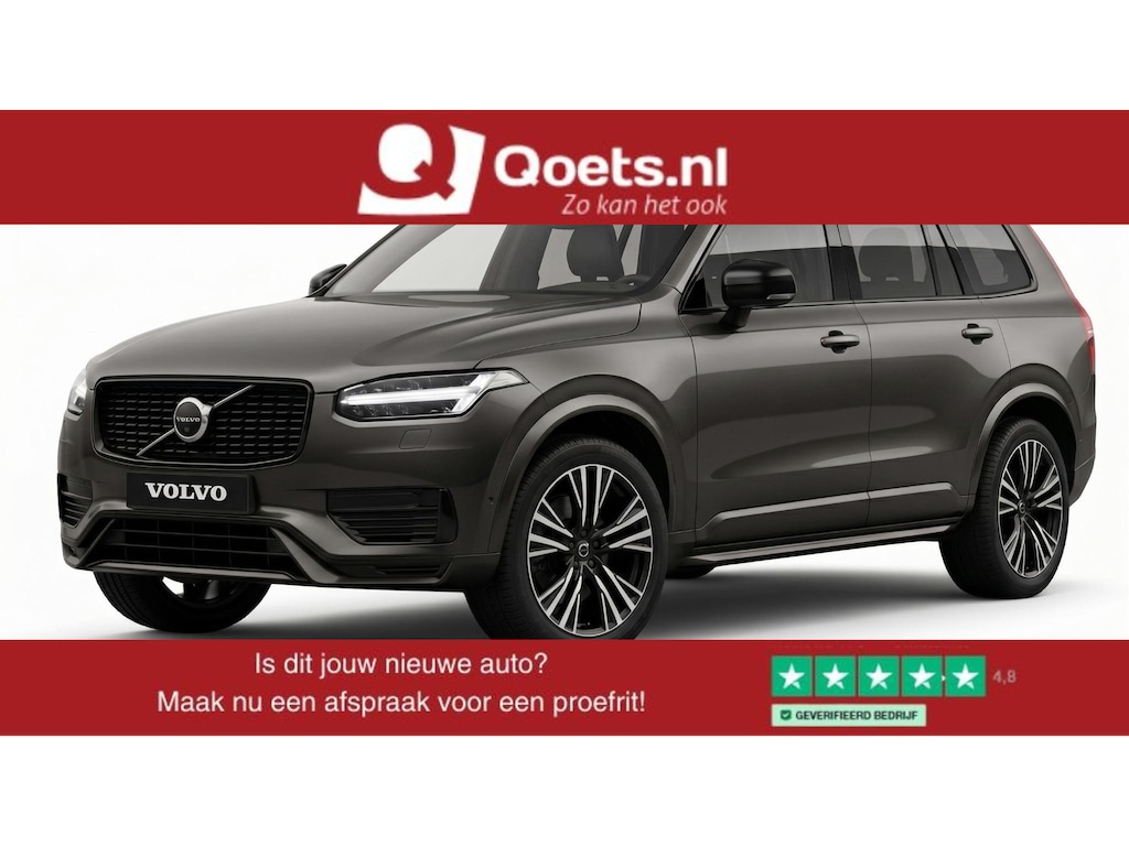Volvo XC90 2.0 T8 Recharge AWD Plus Dark Trekhaak - Panoramadak - Adaptieve Cruise Control - Harman Kardon - Visual Park Assist - Stoelverwarming voor/achter - Zongordijnen - Parkeerverwarming met timer -