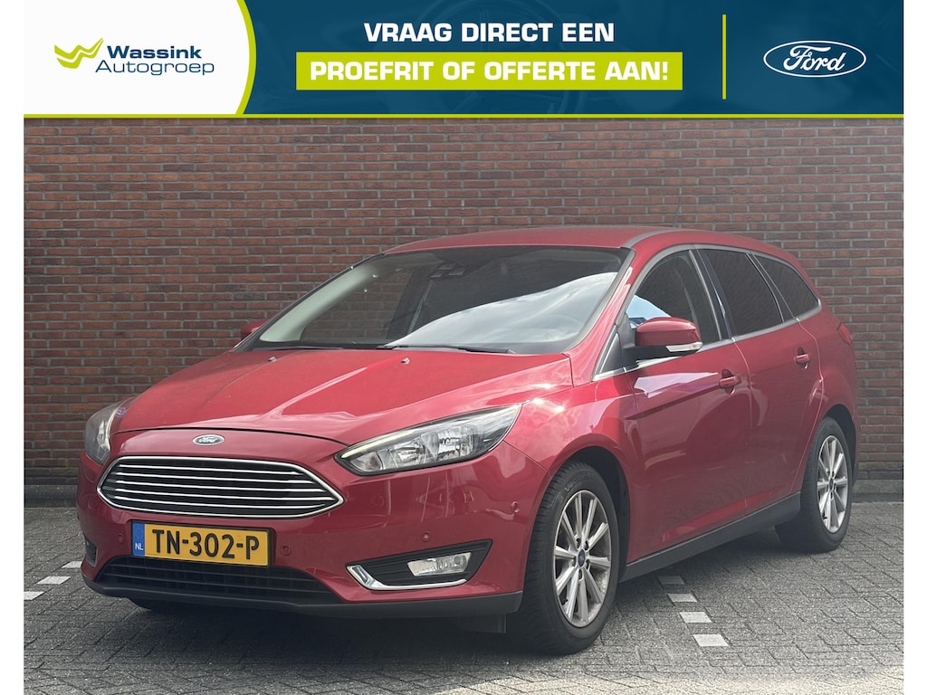 Ford Focus Wagon 1.0 Titanium I Navigatie I Trekhaak I Airco I