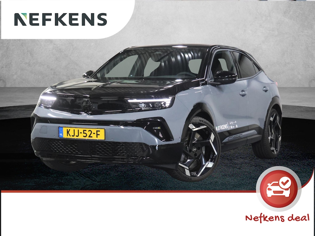 Opel Mokka-e Electric GSE 54 kWh 280PK | 1ste eigenaar | Alcantara | Stoel/Stuurverwarming | FULL LED | Camera | Two-tone | Privacy Glass | AppleCarPlay/AndroidAuto | Navigatie | Adaptief Cruise Control | Keyless | Isofix |