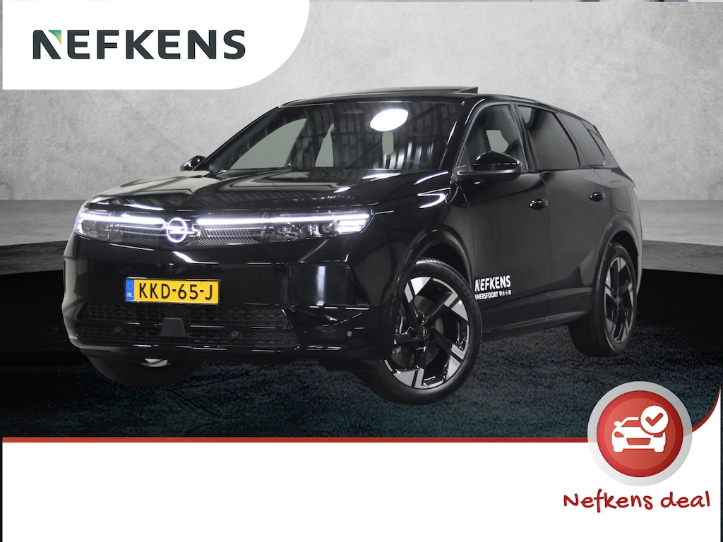 Opel Grandland Electric Business Edition 73 kWh 214PK | AGR-stoelen | Adaptieve Cruise Control | 360° Camera | Elektrische achterklep | FOCAL soundsystem | Warmtepomp | Head-up | Panorama dak |