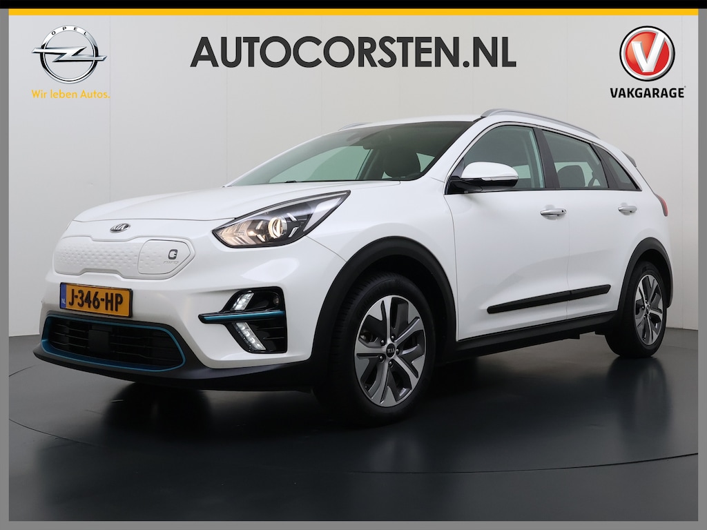 Kia Niro EV e-Niro DynamicLine 64kWh 204PK Warmtepomp SOH 98% Camera Adap.Cruise Stoel+Stuurverwarming Navi Ecc Apple Carplay Android Auto Pdc Isofix Lane Assist VESS Regen-Lichtsensor 1e Eigenaar Origineel Nederlandse Auto