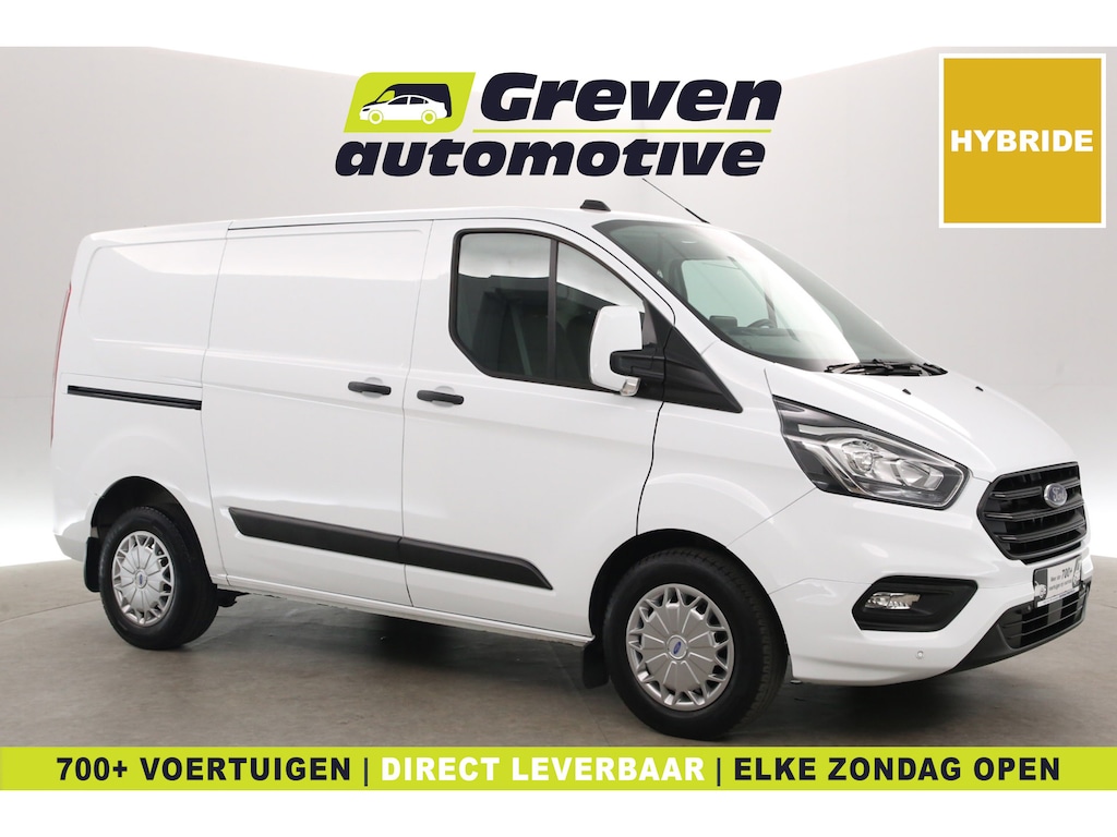Ford Transit Custom PHEV L1H1 | Airco | Cruise | Camera | 3 Zits | Carplay | LED | 2xSchuifdeur | Parkeersens.