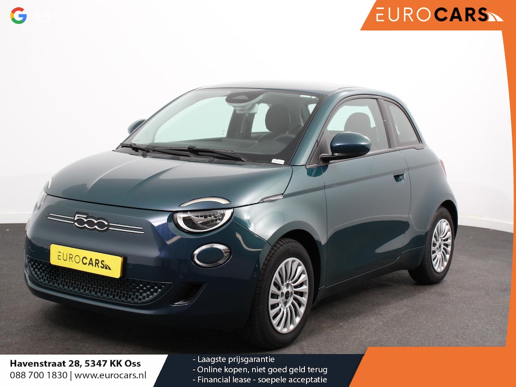 Fiat 500e Berline 42 kWh Automaat Climate control Cruise control Achteruitrijcamera Led Navigatie Apple Carplay/ Android Auto Lichtmetalen velgen Stoelverwarming