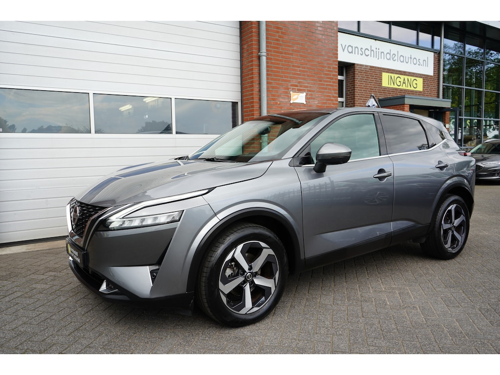 Nissan Qashqai 1.3 MHEV XTRONIC 158PK TEKNA + VERWARMINGSPAKKET KEURIGE NETTE STAAT! 360CAMERA ZWARTE HEMEL 18INCH 4X ZGAN BANDEN ADAPTIEVE CRUISE ANDROID/APPLECARPLAY NAVI CLIMA STOEL/STUUR/VOORRUITVERWARMING PDC V+A+ASSIST ELECTR.KLEP ENZ...