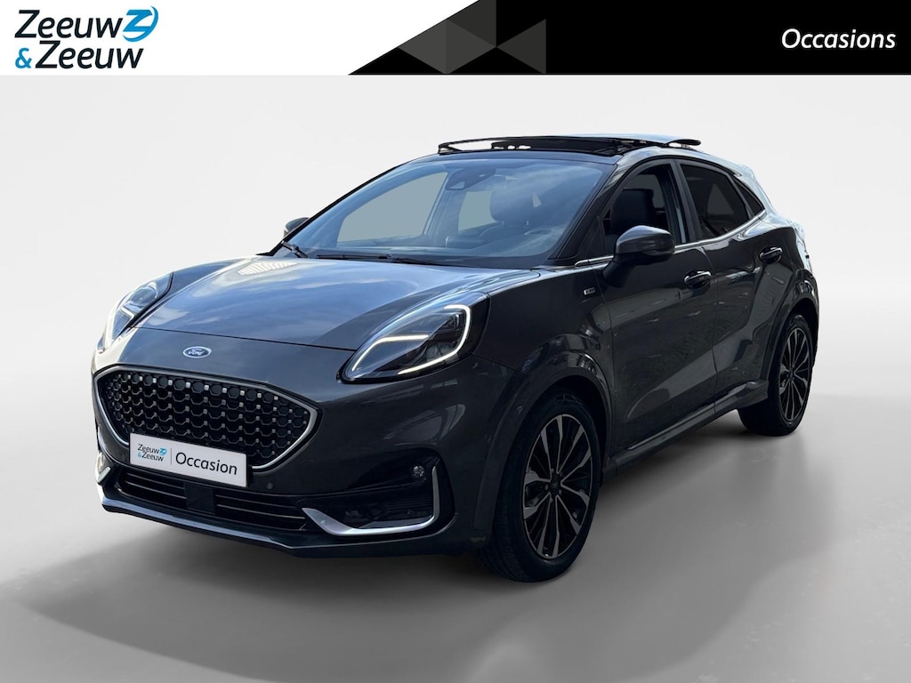 Ford Puma 1.0 EcoBoost Hybrid ST-Line Vignale | Afneembare Trekhaak | Panorama Dak | Stoel/Stuur/Voorruitverwarming | Adaptieve Cruise control | Lichtmetalen Velgen |