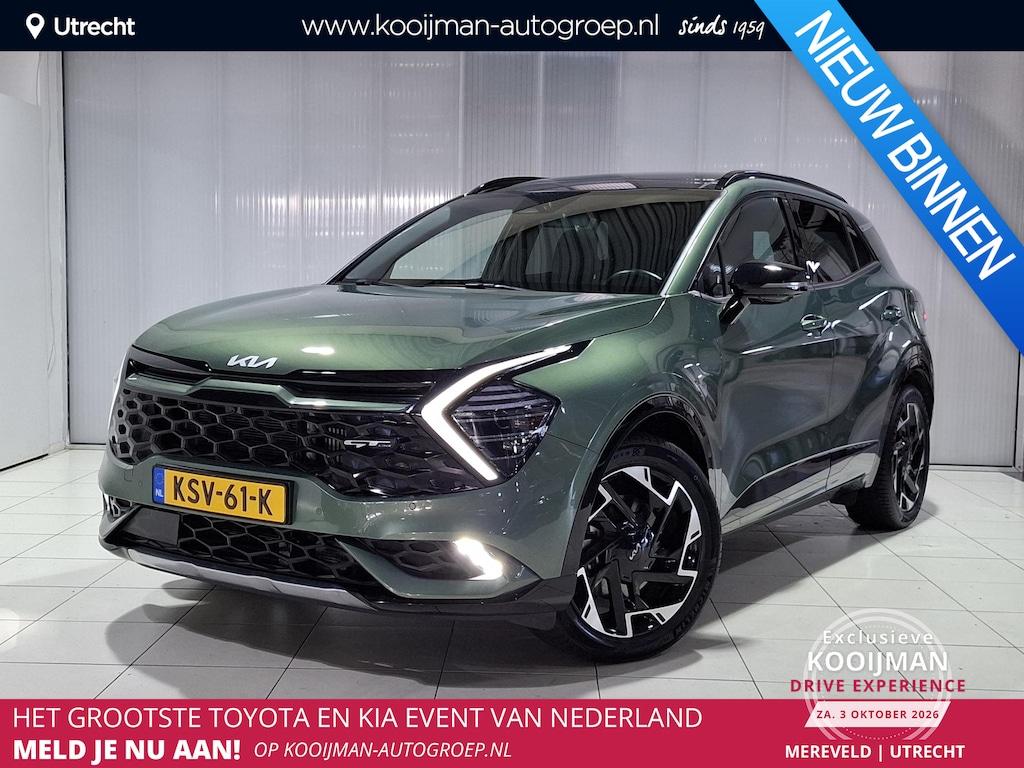 Kia Sportage 1.6 T-GDi Plug-in Hybrid AWD GT-PlusLine Stoel en Stuur verwarming, Schuif kantel dak, Apple Carplay/Android Auto, Navigatie, Camera.
