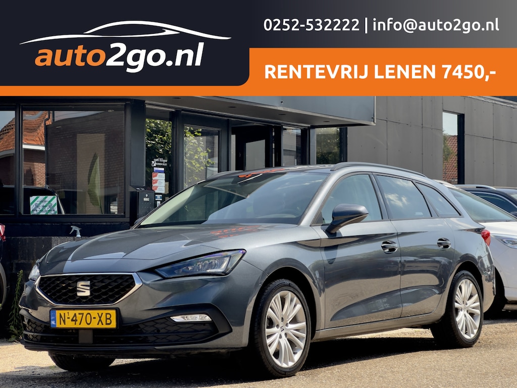 SEAT Leon Sportstourer 1.5 ACTIE! BETAAL NU 50% 7450 DE REST IN 2JR RENTEVRIJ LENEN