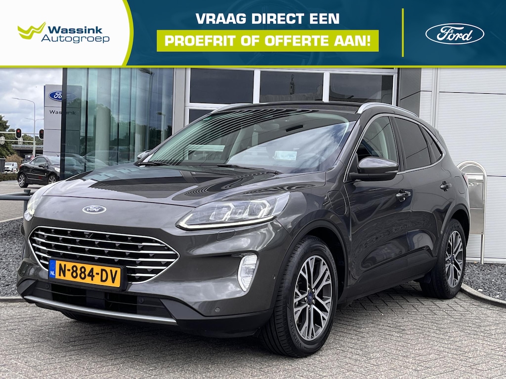Ford Kuga 2.5 PHEV Titanium X Winterpack | Electrische achterklep | Cruise control adaptief | Carplay | Voorruitverwarming |