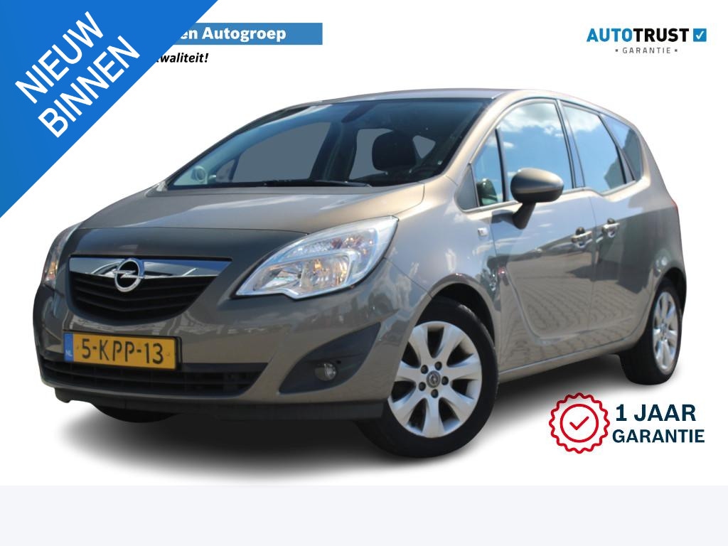 Opel Meriva 1.4 Turbo Berlin Incl. 12 maanden garantie | Airco | Cruise control | Regensensor | Elektrische ramen | Lichtmetalen velgen | Trekhaak