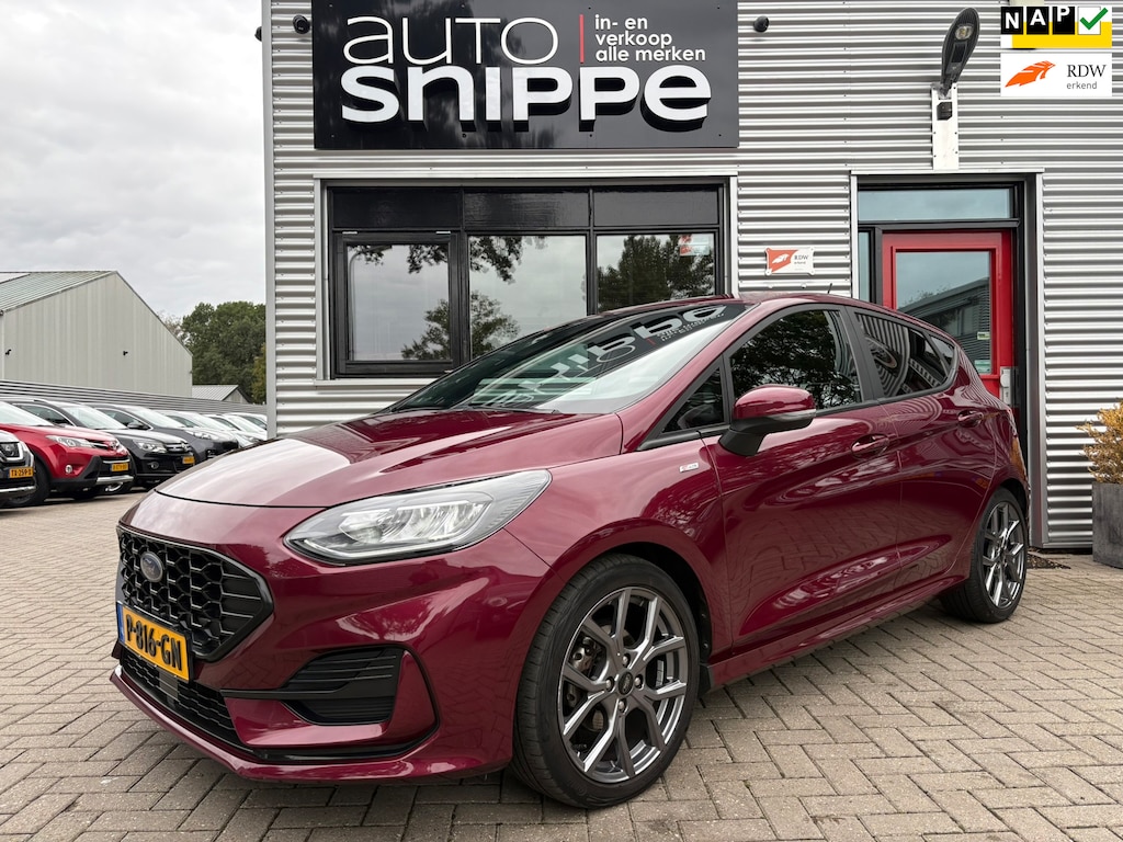 Ford Fiesta 1.0 EcoBoost Hybrid ST-Line -STOEL + STUURWIELVERWARMING-FULL LED-CLIMA-CRUISECONTROL-1STE EIGENAAR!-