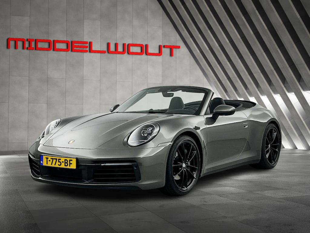 Porsche 911 Cabrio 3.0 Carrera Sport chrono/Luchtvering/Sport uitlaat/stoelv/carplay