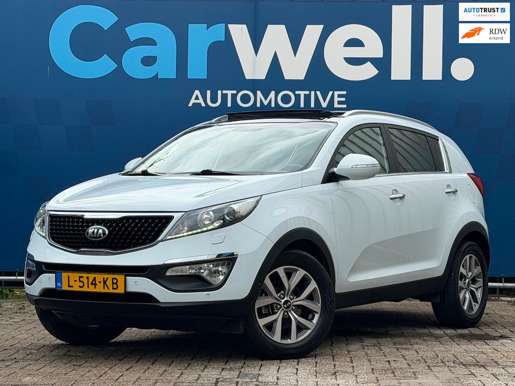 Kia Sportage 1.6 GDI DynamicPlusLine|Navi|Pano|HalfLeder/Suède|StoelVW|CarPlay|PDC V+A|LMV|Apk tot 08-06-2027|