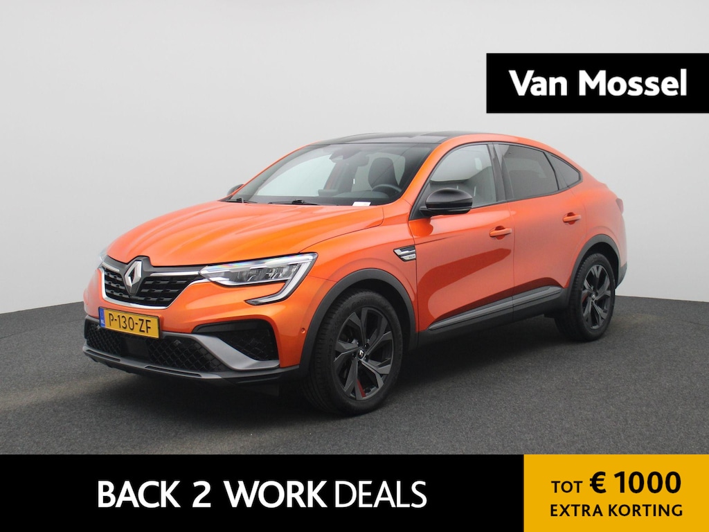 Renault Arkana 1.6 E-TECH 145Pk Hybrid R.S. Line | Navigatie & Apple & Android Carplay | Bose Geluid | Parkeersensoren & Camera | Climate Control | 10" TFT Kleurenscherm | Stoel & Stuur verwarming | Adaptieve Cruise control | Highway & Traffic Jam comp. |