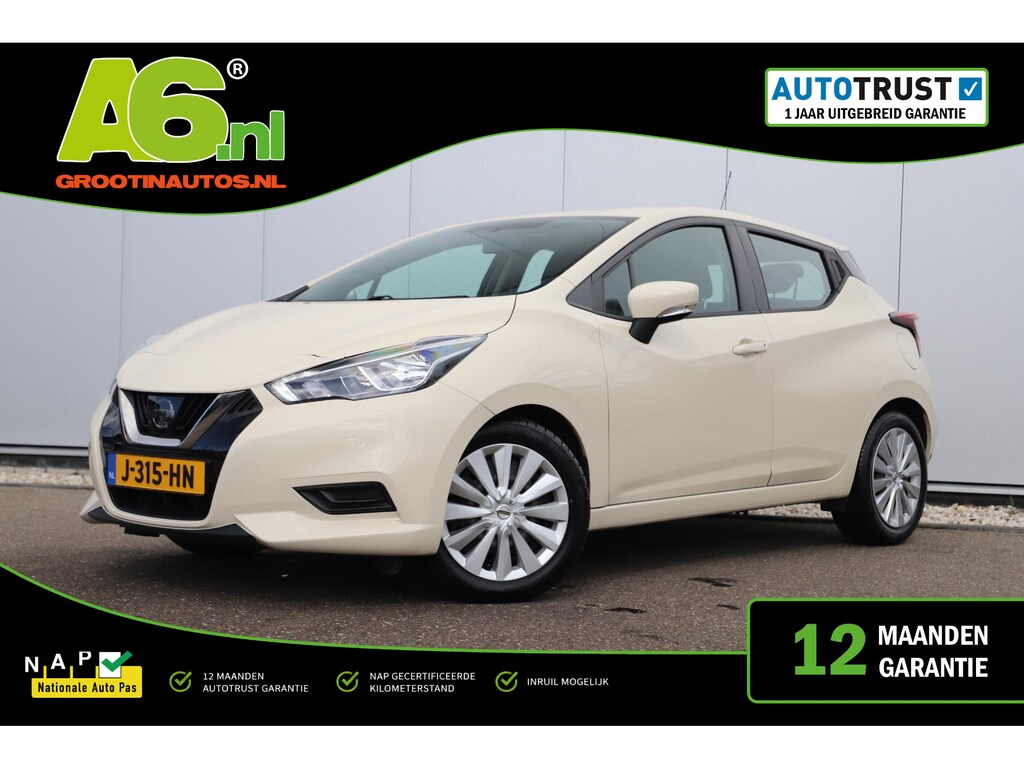 Nissan Micra 1.0 IG-T Acenta Carplay Android Navigatie Airco Cruise Control