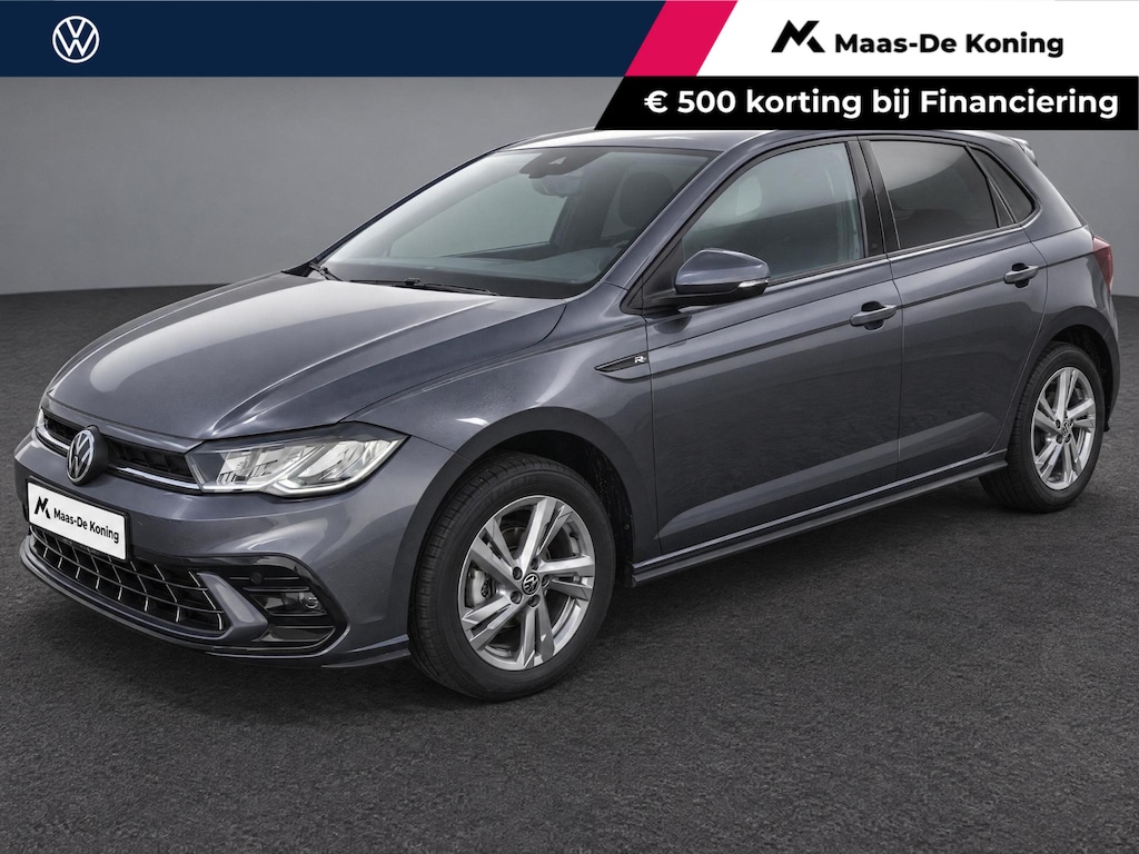 Volkswagen Polo 1.0TSI/95PK R-Line · Apple/Android Car Play · Camera + Parkeersensoren · Cruise control adaptief · Clima · Garantie t/m 27-06-2028 100000km.