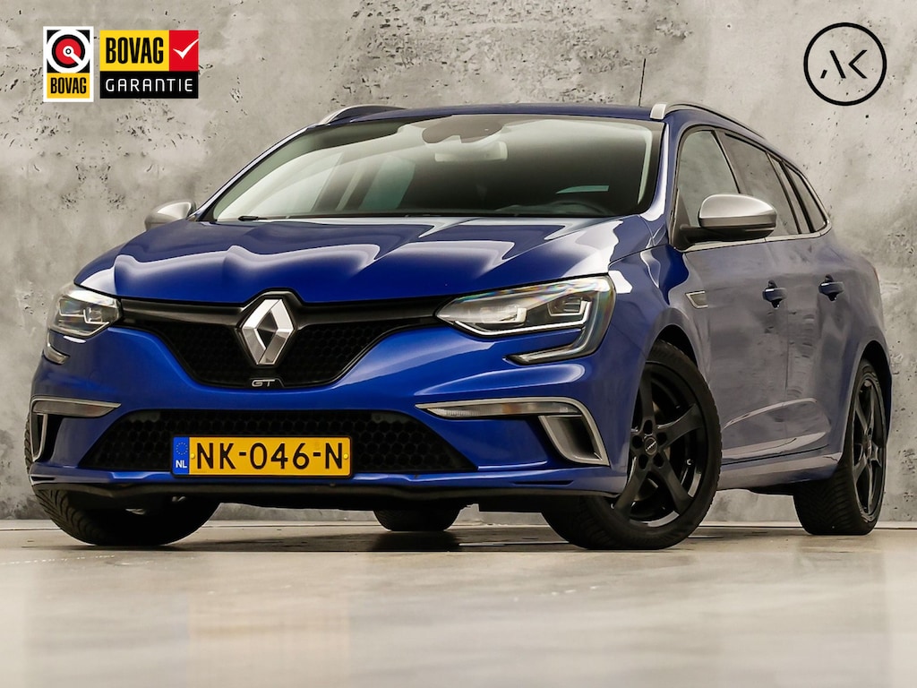 Renault Megane Estate 1.6 TCe GT 205Pk Automaat (VIRTUAL COCKPIT, GROOT NAVI, KUIPSTOELEN, HEAD-UP DISPLAY, CAMERA, ADAPTIVE CRUISE, BOSE, STOELVERWARMING, NIEUWSTAAT)