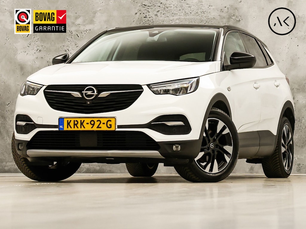 Opel Grandland X 1.2 Turbo Elegance (STOELVERWARMING/KOELING, APPLE CARPLAY, 360 CAMERA, MEMORY SEAT, LEDER, GETINT GLAS, STUURWIEL VERWARMD, NIEUWE APK, NIEUWSTAAT)