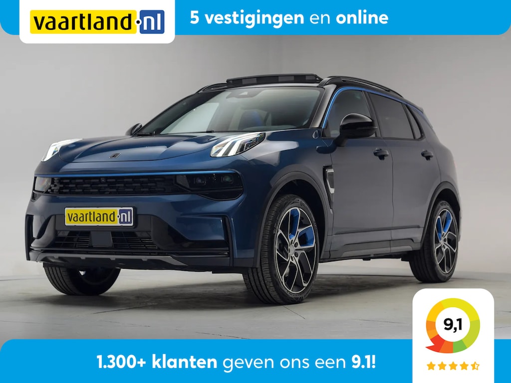 Lynk & Co 01 1.5 PHEV MY23 6,6kWh Blauw [ Zwarte hemel Pano Navi ]