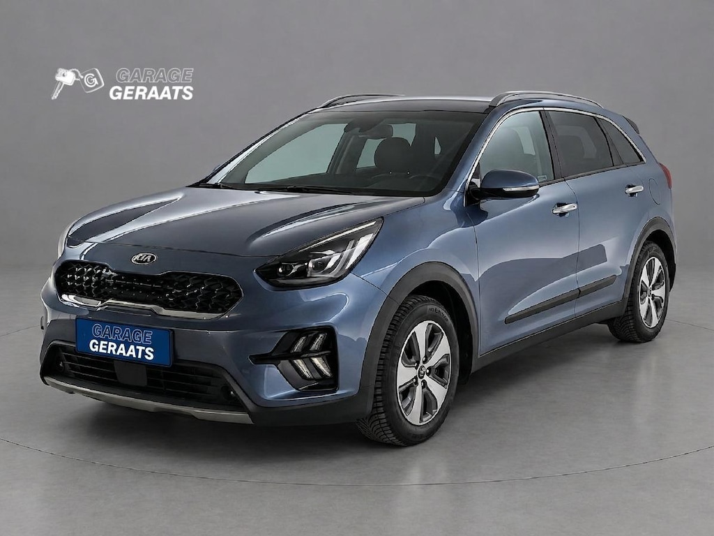 Kia Niro Hybrid 1.6 GDi DynamicPlusLine | 10 jaar garantie, Dealer onderhouden, 1e eigenaar, Digitaal Display, LED, Parkeersensoren V+A, Half leer, weinig km!