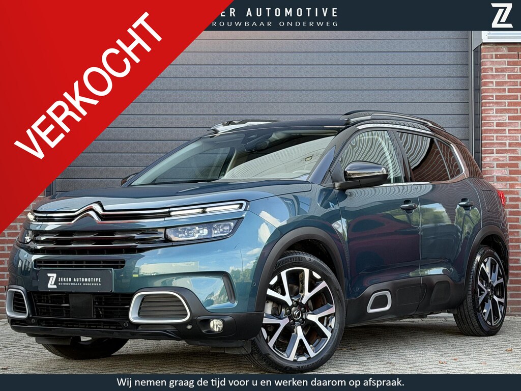 Citroën C5 Aircross 1.6 Plug-in Hybrid 225 Feel Leder, Navi, Stoelverwarming, Afneembare trekhaak, Adaptive Cruise Blindspot, Elek. Achterklep