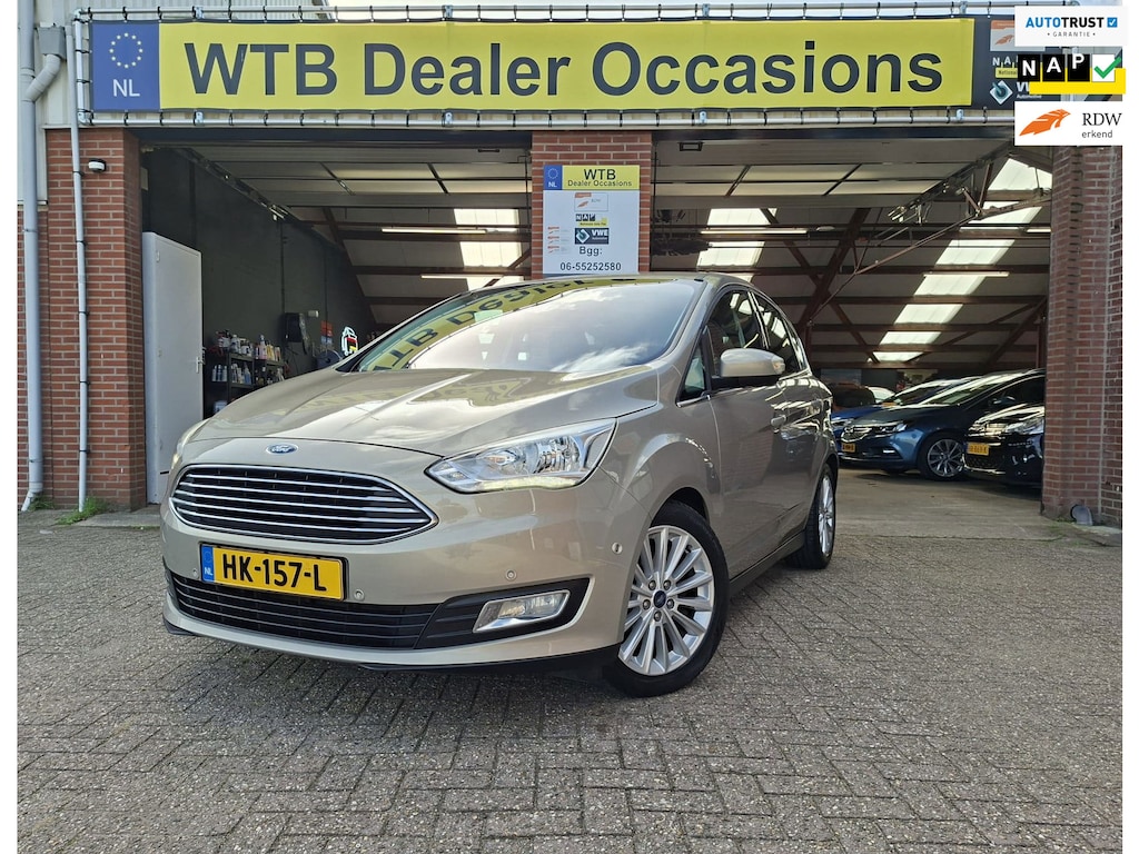 Ford C-Max 1.0 Titanium, Trekhaak, Dealer o.h., 2e Eig, Navi, Start Stop, Cruise Control