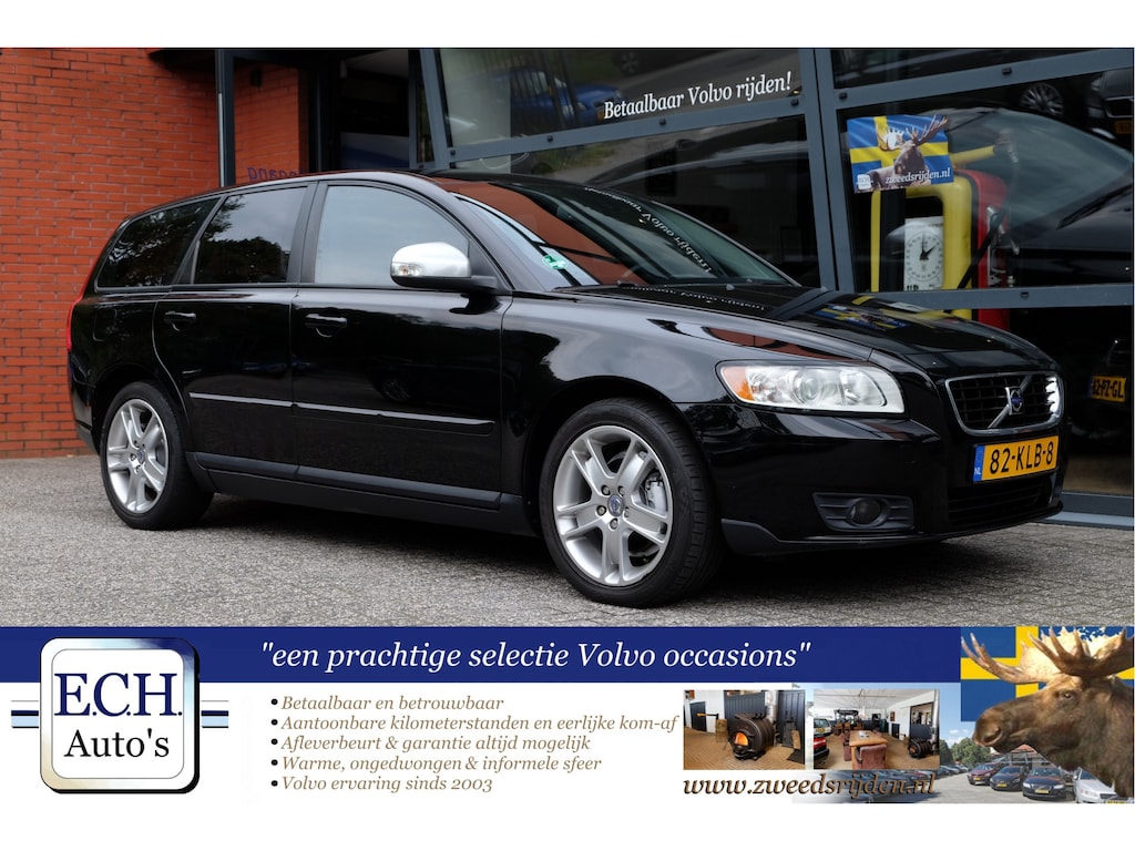 Volvo V50 2.0 145 pk, 17 inch, Elektr. stoel, Navi, Bluetooth