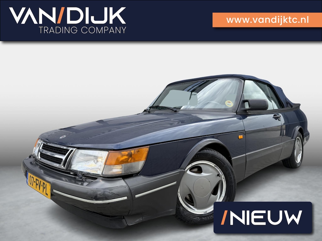 Saab 900 Cabrio 2.0 S ✓Airco ✓Elektrische Kap ✓Turbo ✓Vol Leder ✓Goed onderhouden