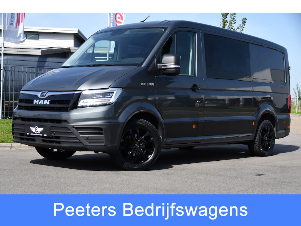 MAN TGE 3.180 35 2.0 L3H2 DC PB Edition Camera, Cruise, Carplay, LED, 177pk, Automaat, Sensoren, Multimedia, Uniek!