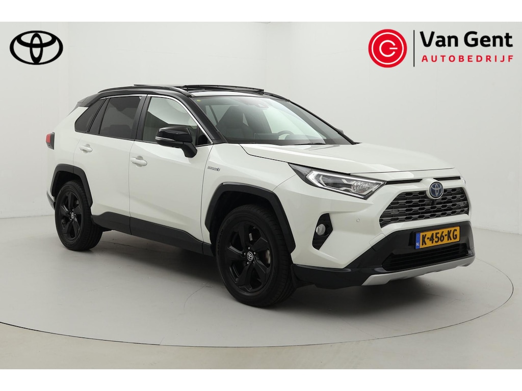 Toyota RAV4 2.5 Hybrid 2WD Bi-Tone | Panoramadak | Navigatie | Leder | 360 camera | Digitale binnenspiegel | Dodehoek detectie | Stoelverwarming | JBL | Apple Carplay / Android Auto | 18 inch