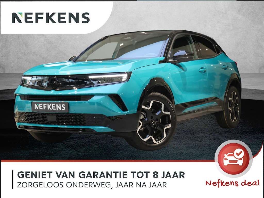 Opel Mokka SUV GS Hybrid 145 pk Automaat | Demo | Tot 8 jaar garantie! | Full options | Apple Carplay/Android Auto | Parkeerhulp rondom | Stuur/Stoelverwarming | Navigatie