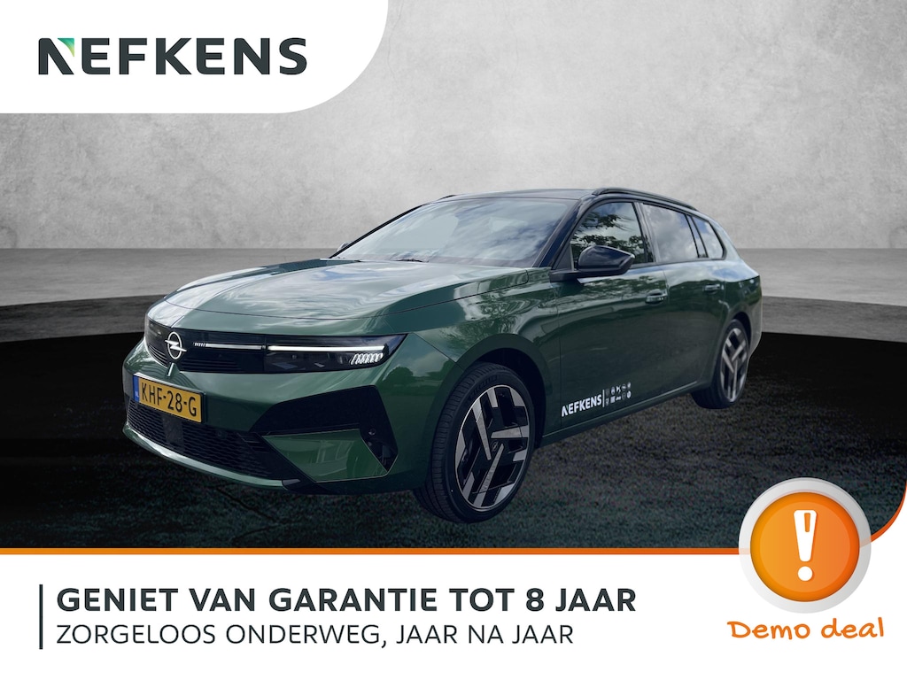Opel Astra Electric Ultimate 58 kWh 156 pk | Demo | Full Options | Kantel/Schuifdak | Navigatie | Alcantara | Stuur/Stuurverwarming | Dodehoekwaarsch.